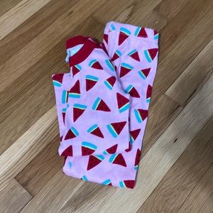 Hanna Andersson long John pajamas. Size 130 or 8